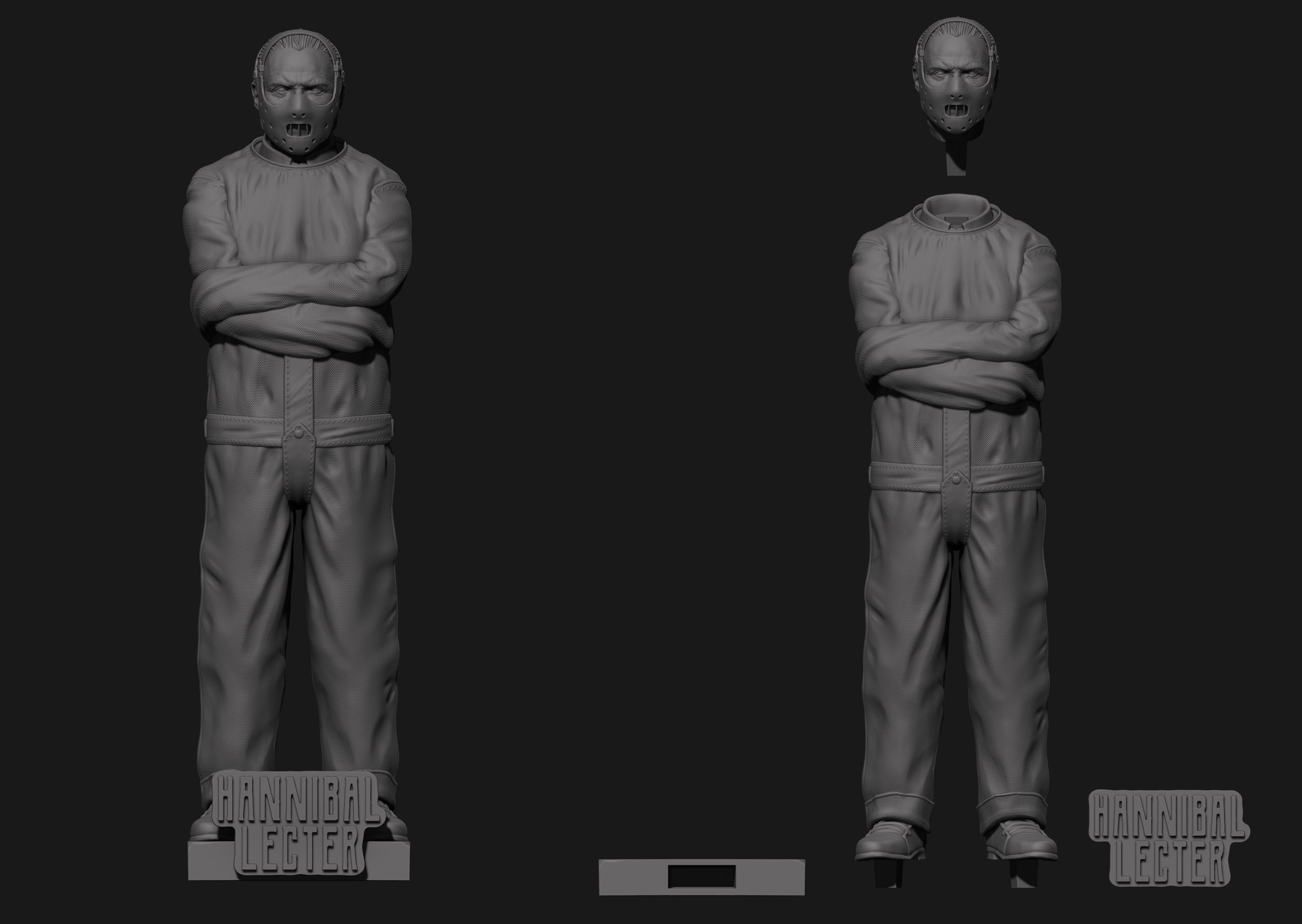 Hannibal Lecter  3D print model_4