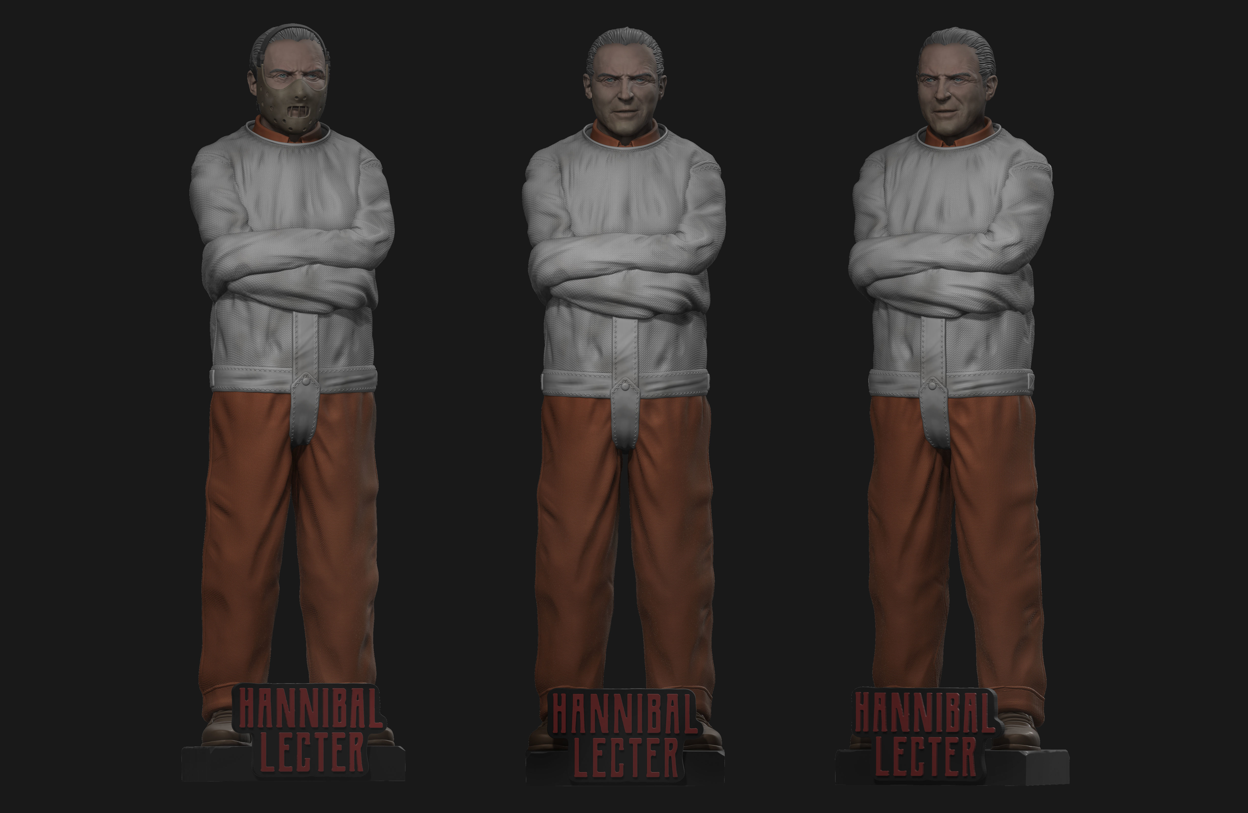 Hannibal Lecter  3D print model_2