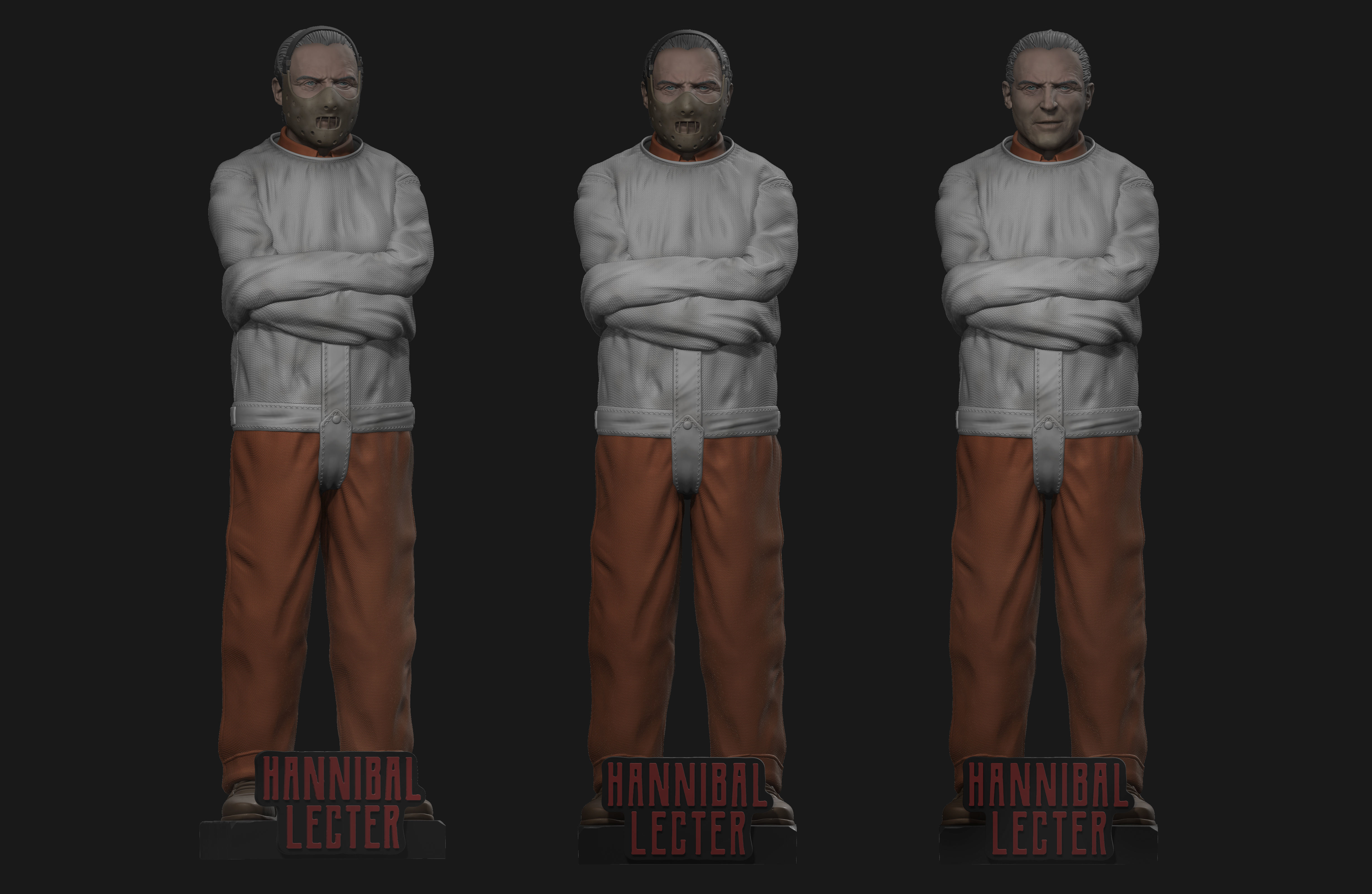 Hannibal Lecter  3D print model_3