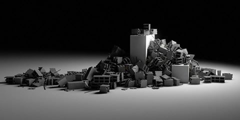 PhysXPainter pile of bricks 3D print model_1