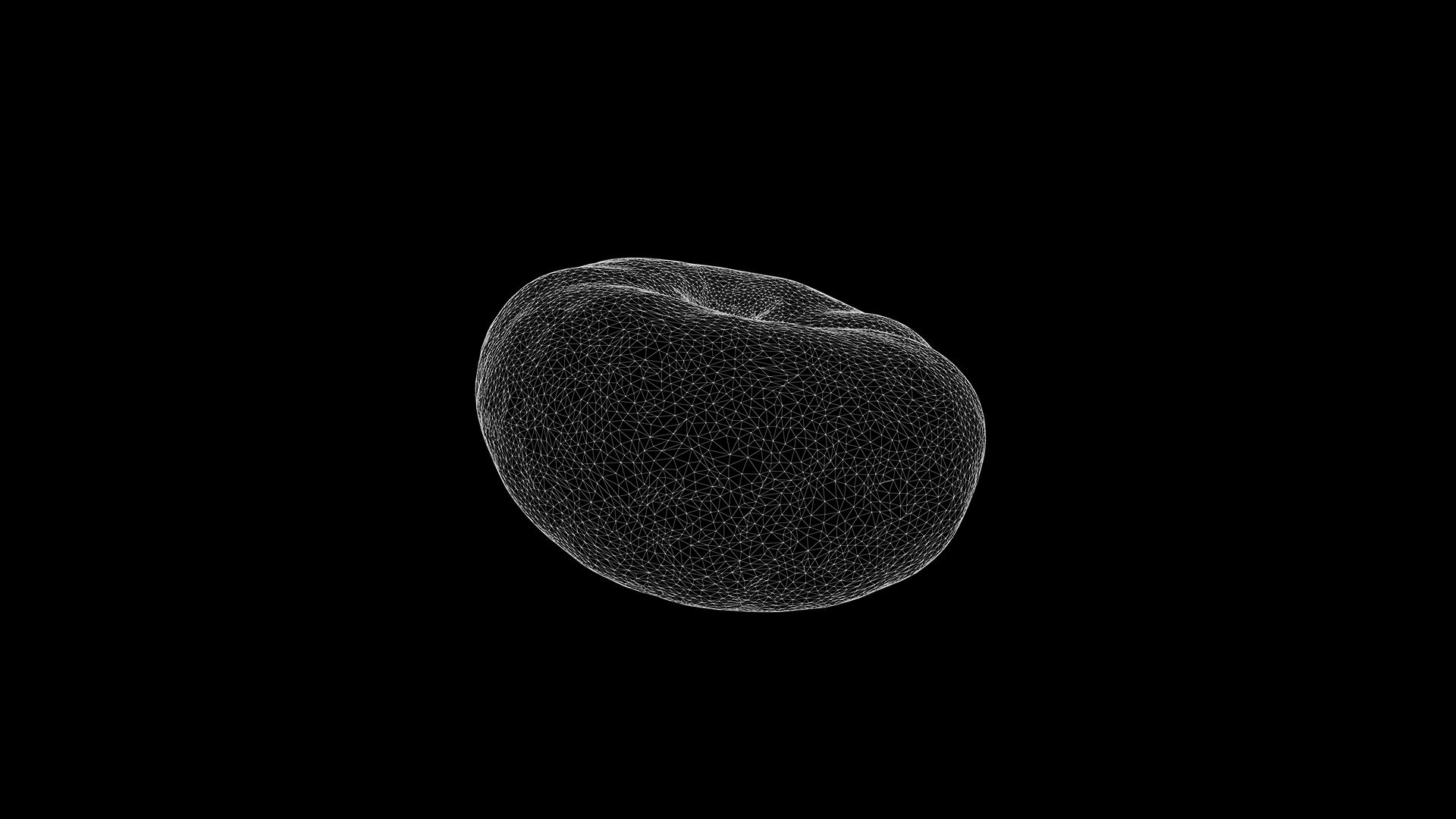 Anydrafts Flat peach 02 Low-poly 3D model_3