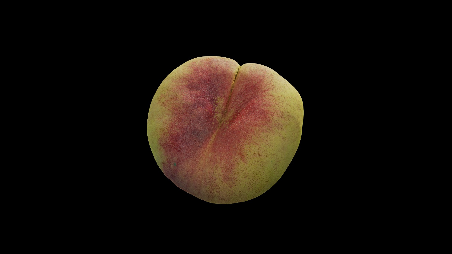 Anydrafts Flat peach 02 Low-poly 3D model_4