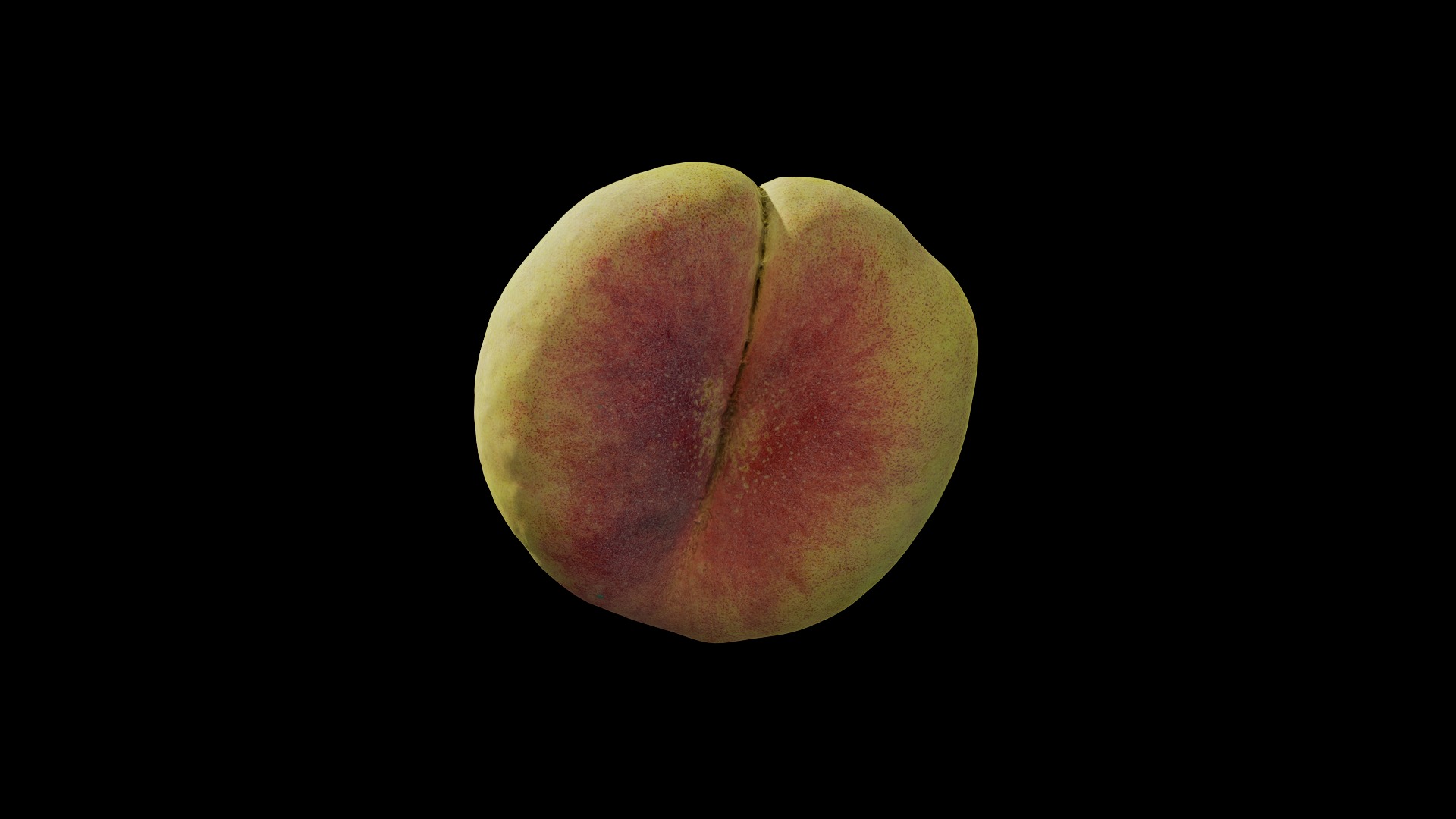 Anydrafts Flat peach 02 Low-poly 3D model_5