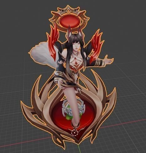 arhi faker and animations 3D model