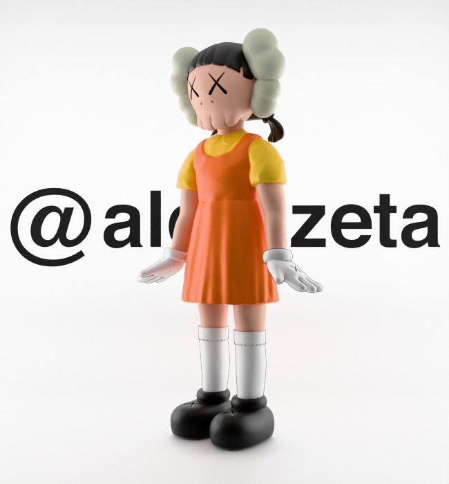 Kaws YOUNG HEE Squid Game Season 2 for Print 3D print model_6