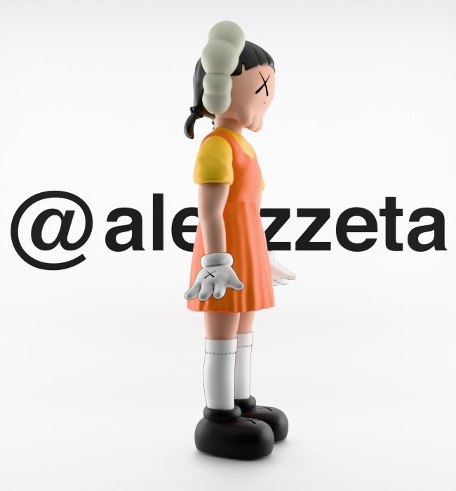 Kaws YOUNG HEE Squid Game Season 2 for Print 3D print model_31