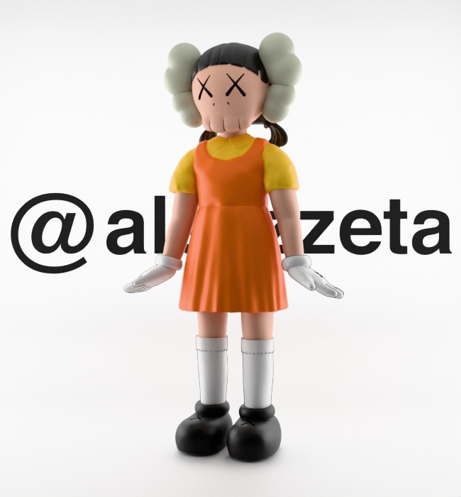 Kaws YOUNG HEE Squid Game Season 2 for Print 3D print model_4