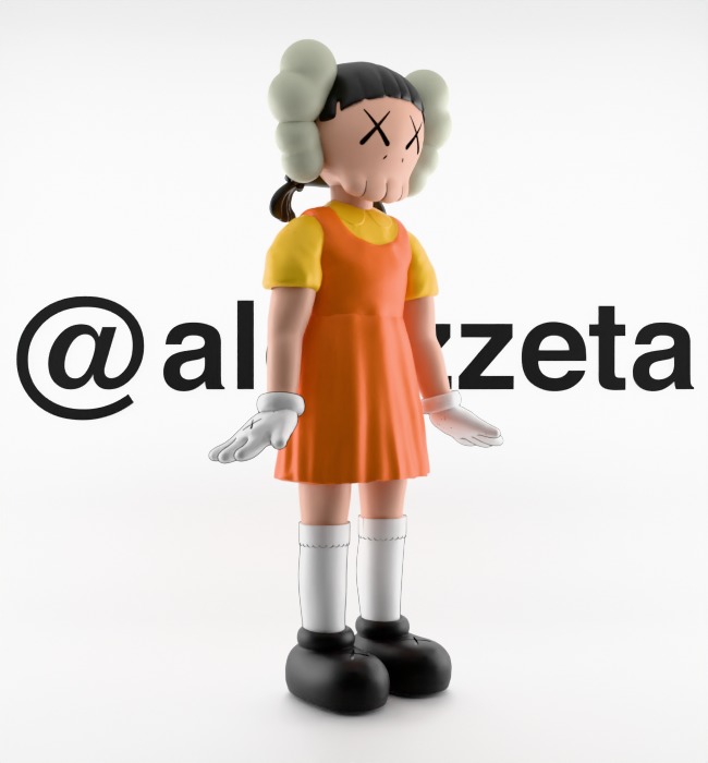 Kaws YOUNG HEE Squid Game Season 2 for Print 3D print model_34