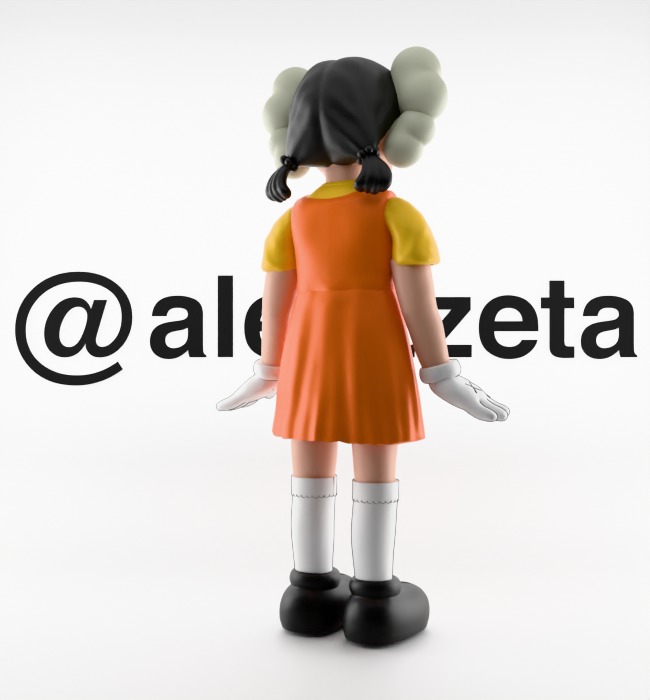 Kaws YOUNG HEE Squid Game Season 2 for Print 3D print model_23