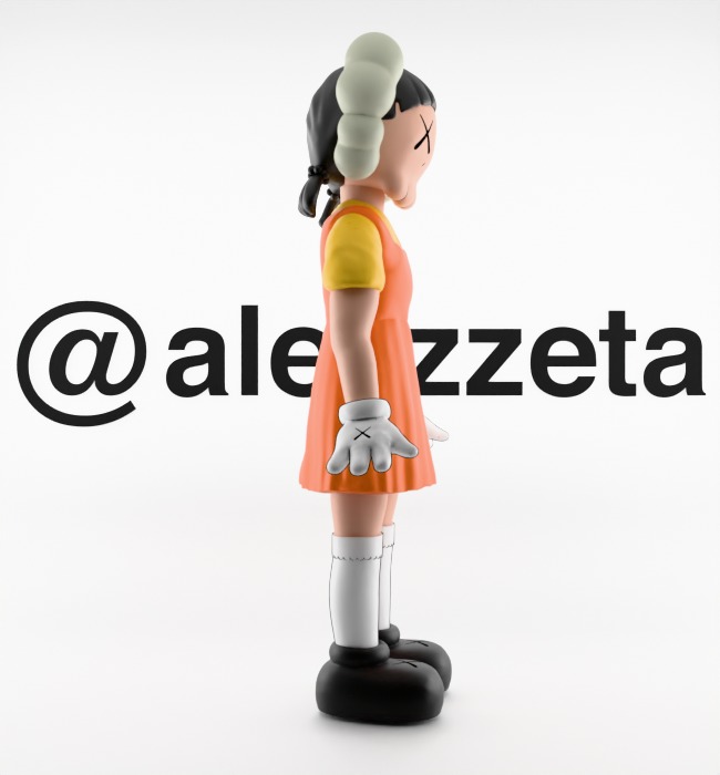 Kaws YOUNG HEE Squid Game Season 2 for Print 3D print model_30