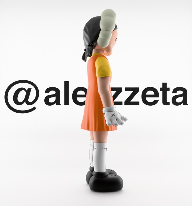 Kaws YOUNG HEE Squid Game Season 2 for Print 3D print model_28