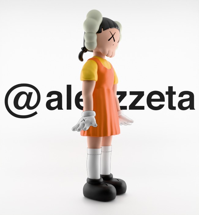 Kaws YOUNG HEE Squid Game Season 2 for Print 3D print model_32