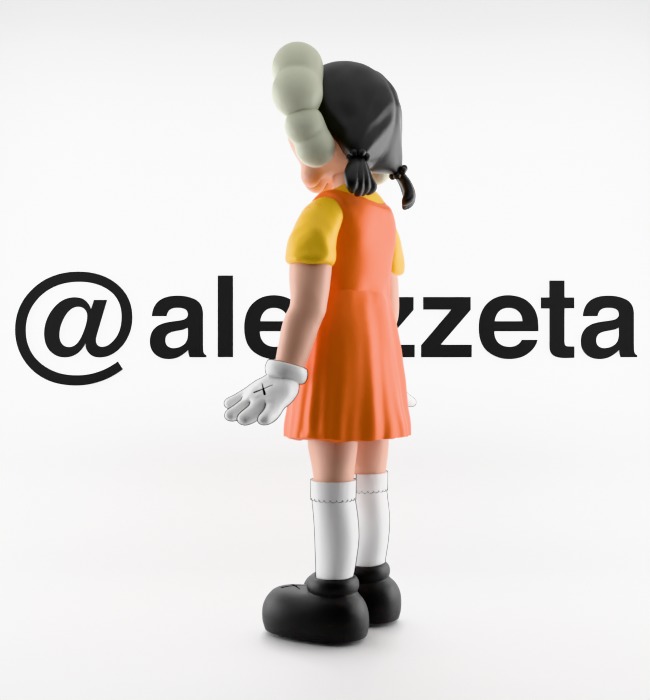 Kaws YOUNG HEE Squid Game Season 2 for Print 3D print model_14