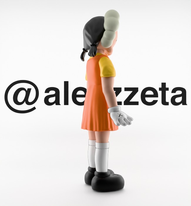 Kaws YOUNG HEE Squid Game Season 2 for Print 3D print model_27