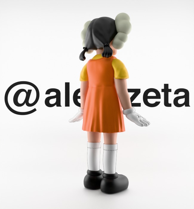 Kaws YOUNG HEE Squid Game Season 2 for Print 3D print model_24