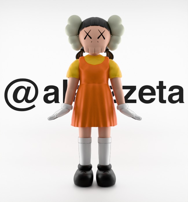 Kaws YOUNG HEE Squid Game Season 2 for Print 3D print model_2