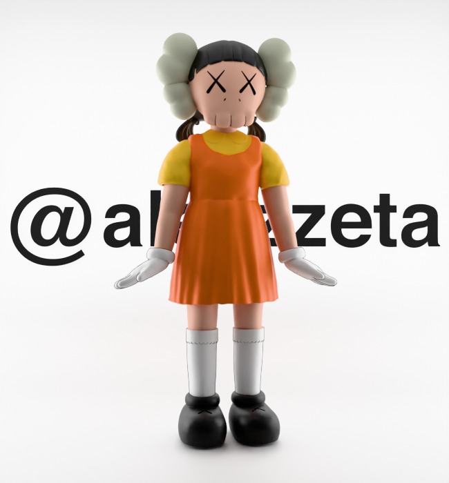 Kaws YOUNG HEE Squid Game Season 2 for Print 3D print model_37