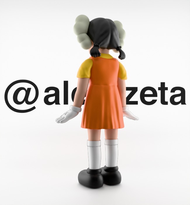 Kaws YOUNG HEE Squid Game Season 2 for Print 3D print model_17