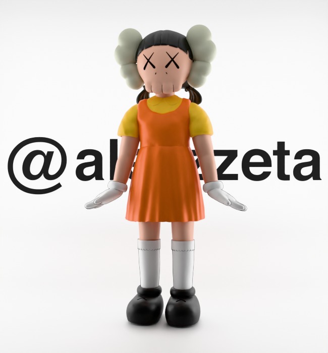 Kaws YOUNG HEE Squid Game Season 2 for Print 3D print model_3