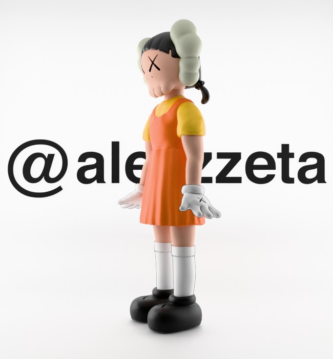 Kaws YOUNG HEE Squid Game Season 2 for Print 3D print model_8