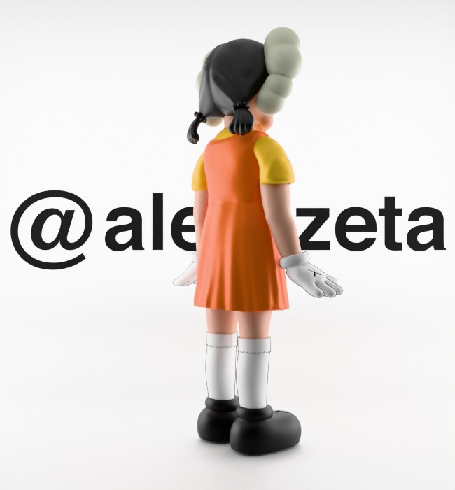 Kaws YOUNG HEE Squid Game Season 2 for Print 3D print model_25