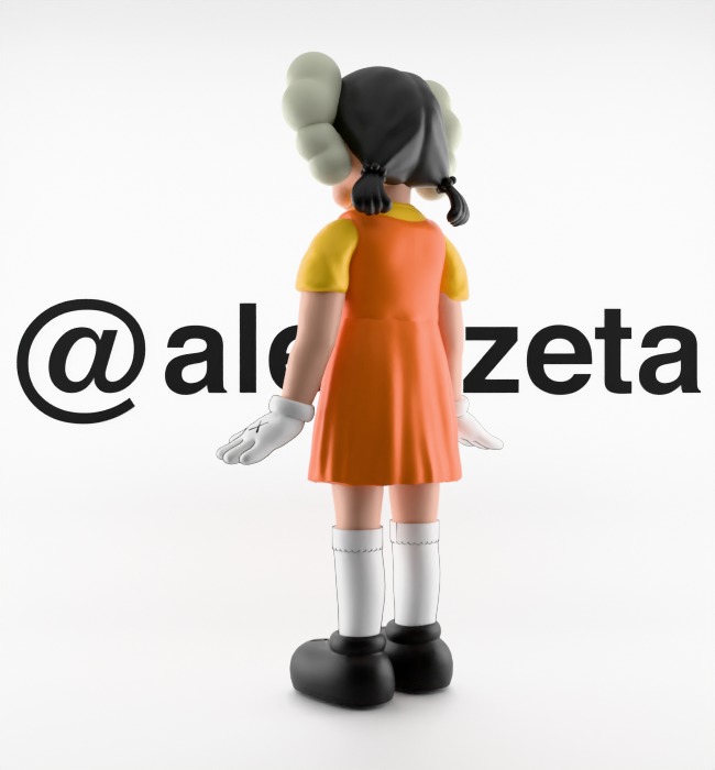 Kaws YOUNG HEE Squid Game Season 2 for Print 3D print model_16