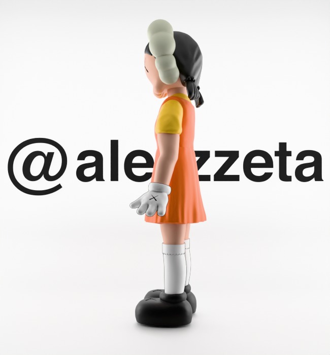 Kaws YOUNG HEE Squid Game Season 2 for Print 3D print model_12