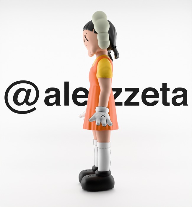 Kaws YOUNG HEE Squid Game Season 2 for Print 3D print model_10