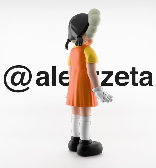 Kaws YOUNG HEE Squid Game Season 2 for Print 3D print model_26