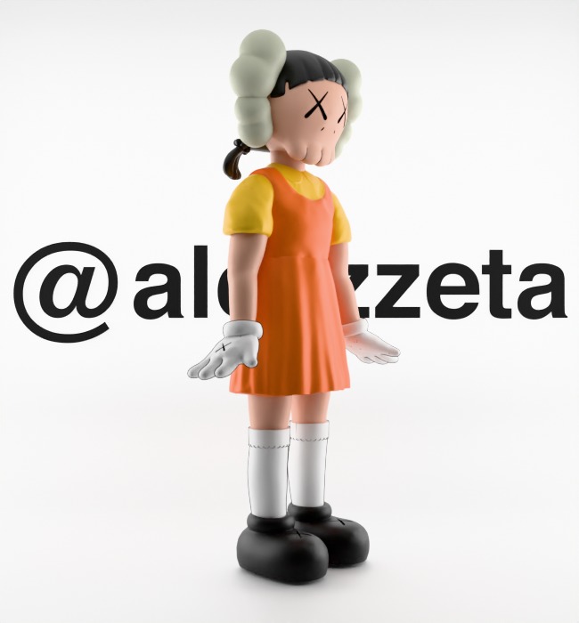 Kaws YOUNG HEE Squid Game Season 2 for Print 3D print model_33