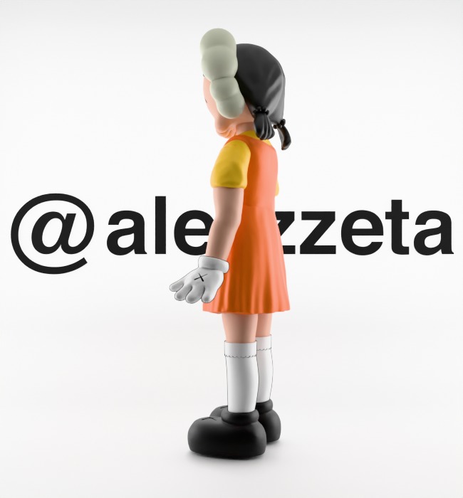 Kaws YOUNG HEE Squid Game Season 2 for Print 3D print model_13