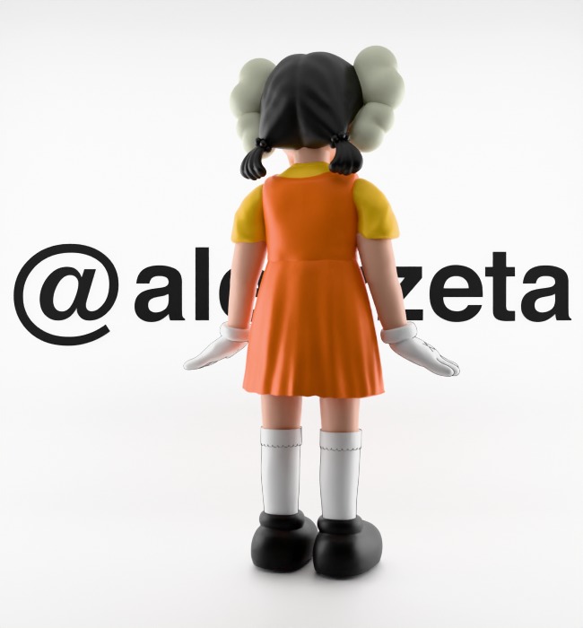 Kaws YOUNG HEE Squid Game Season 2 for Print 3D print model_22