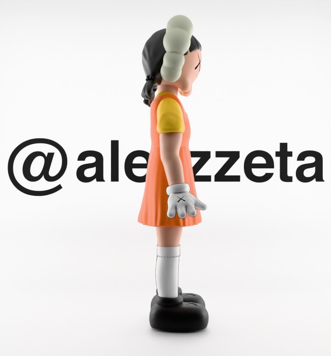 Kaws YOUNG HEE Squid Game Season 2 for Print 3D print model_29