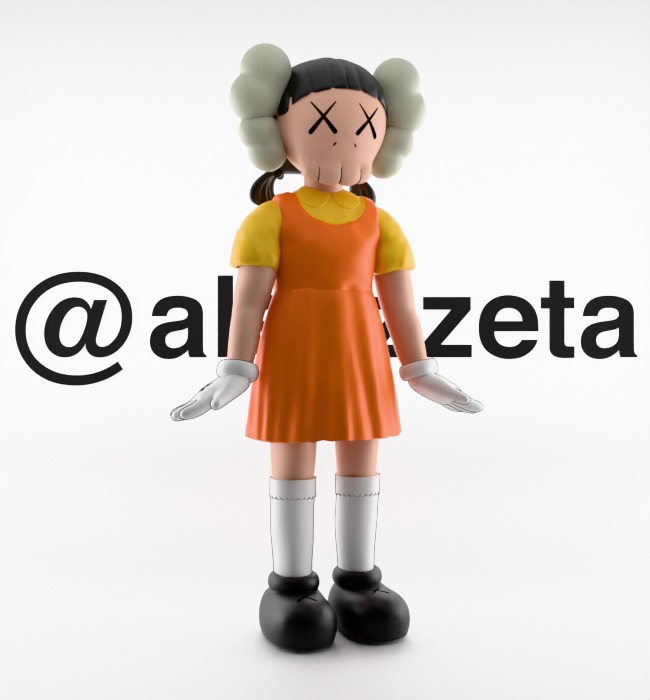 Kaws YOUNG HEE Squid Game Season 2 for Print 3D print model_36