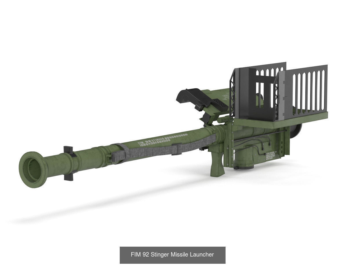 Javelin FIM Stinger Missile Launcher and Missile Collection _4