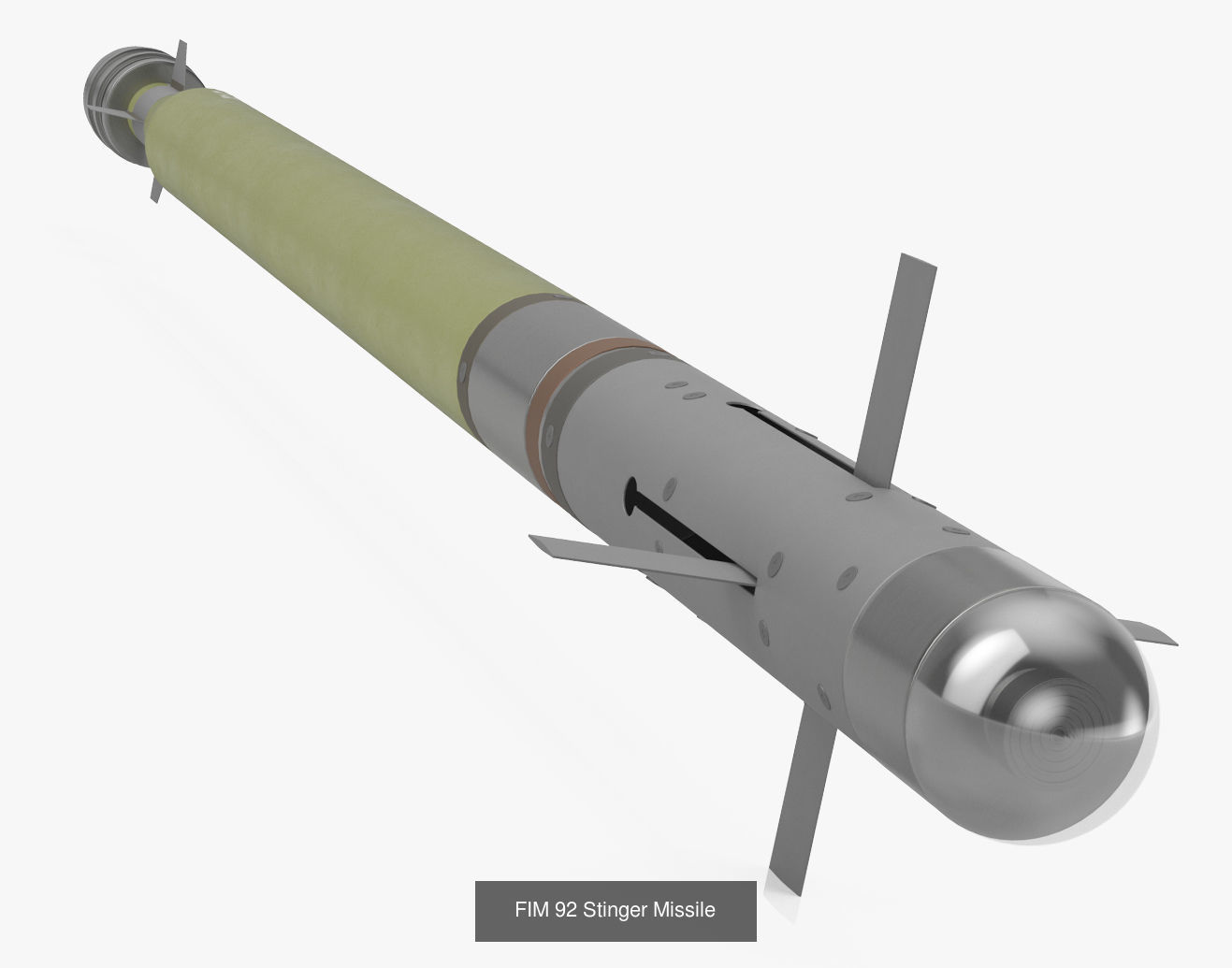 Javelin FIM Stinger Missile Launcher and Missile Collection _3