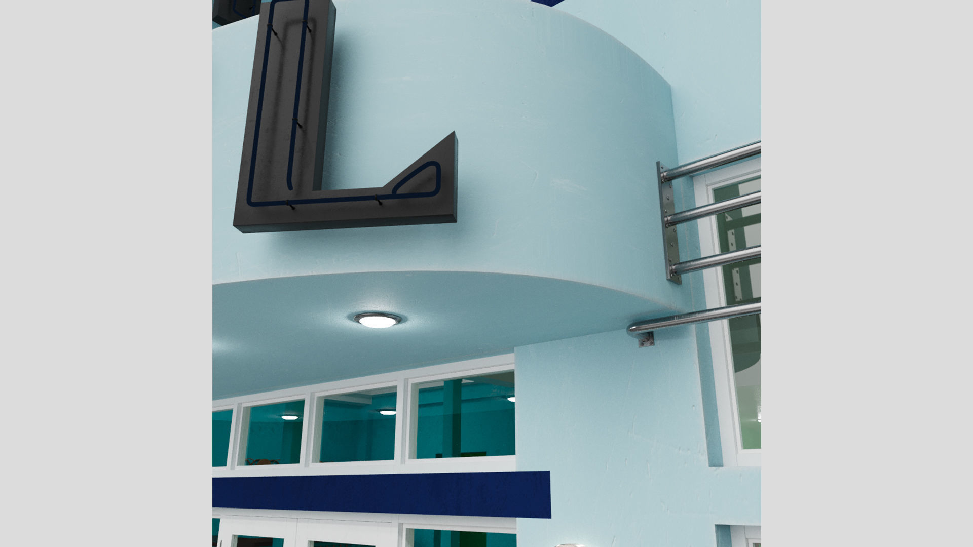 The Colony Hotel Miami Ocean Drive Art Deco 3D model_7