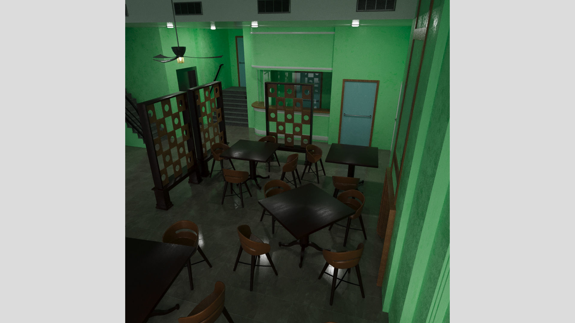 The Colony Hotel Miami Ocean Drive Art Deco 3D model_13