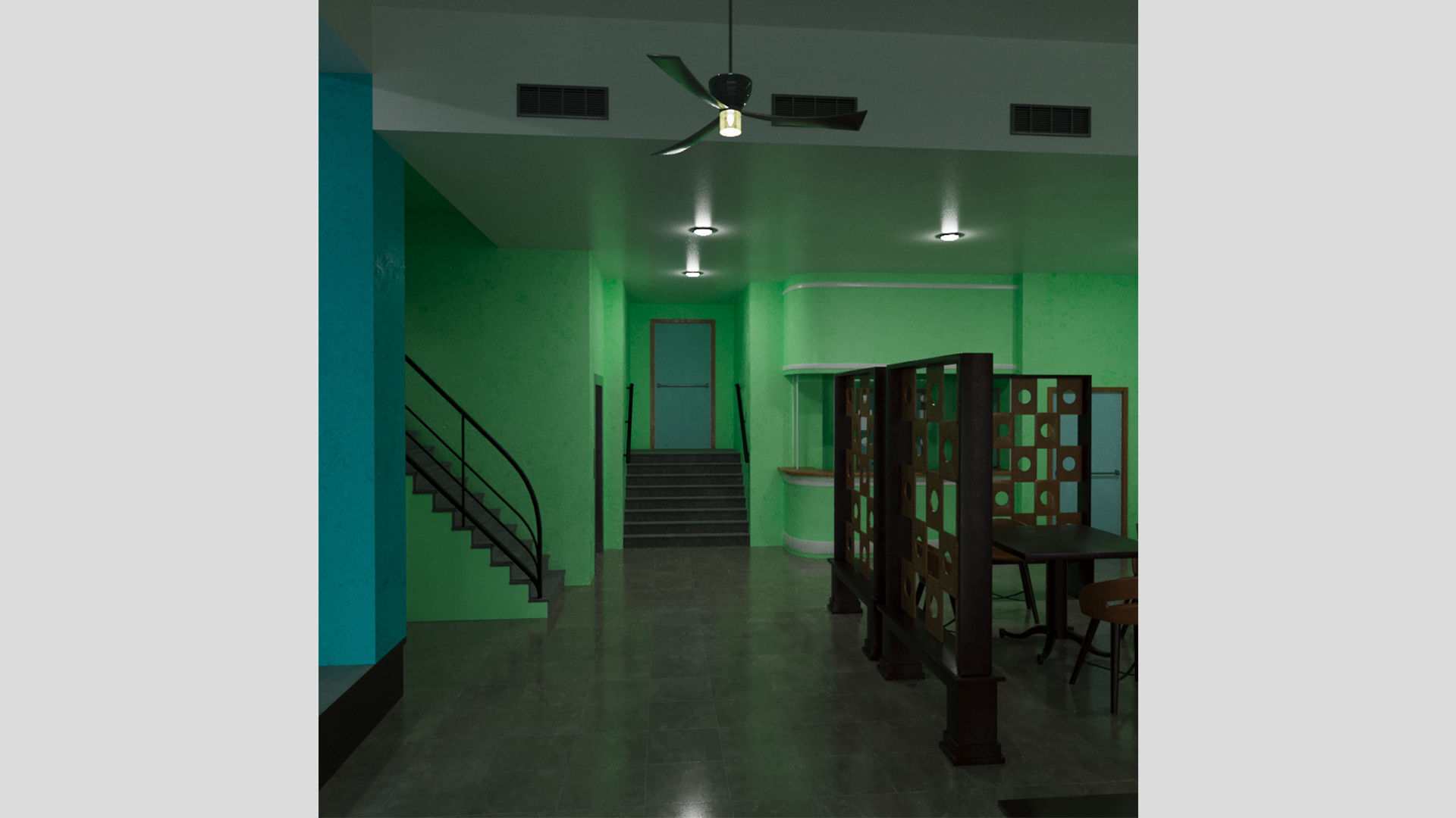 The Colony Hotel Miami Ocean Drive Art Deco 3D model_12