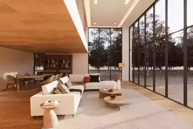 Minimalist living room design 