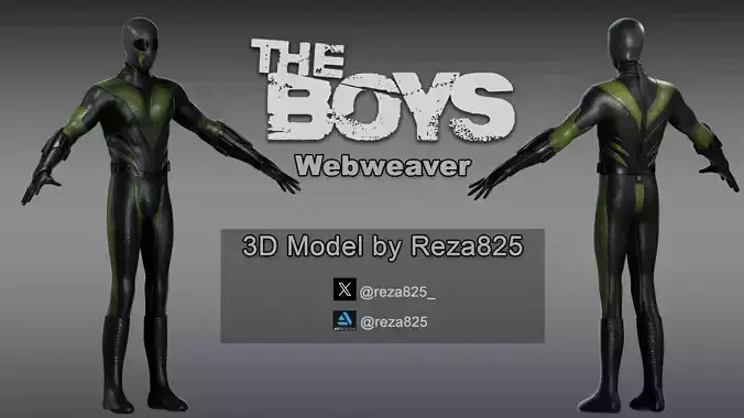 Webweaver from The Boys TV Series 3D model 3D model