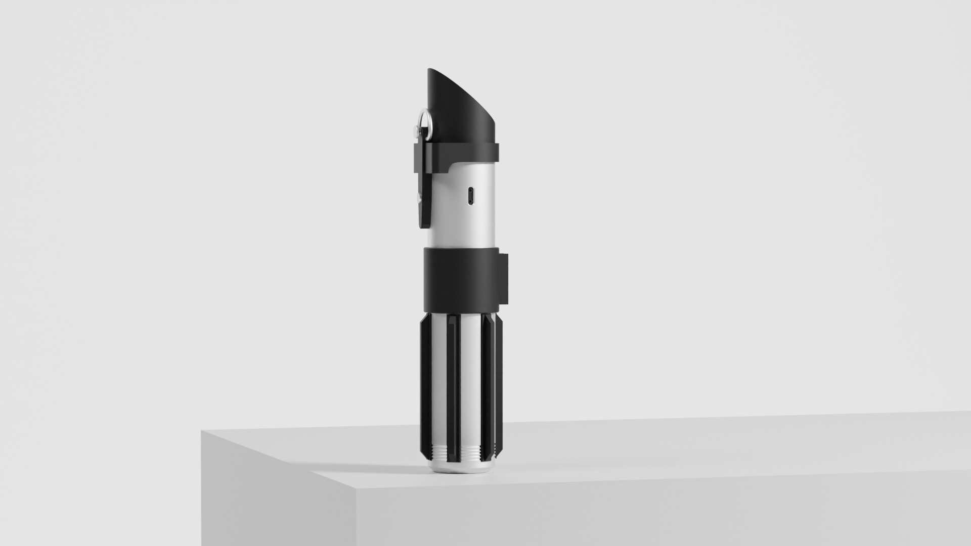 Darth Vader lightsaber three fourth scale STL 3D print model_2