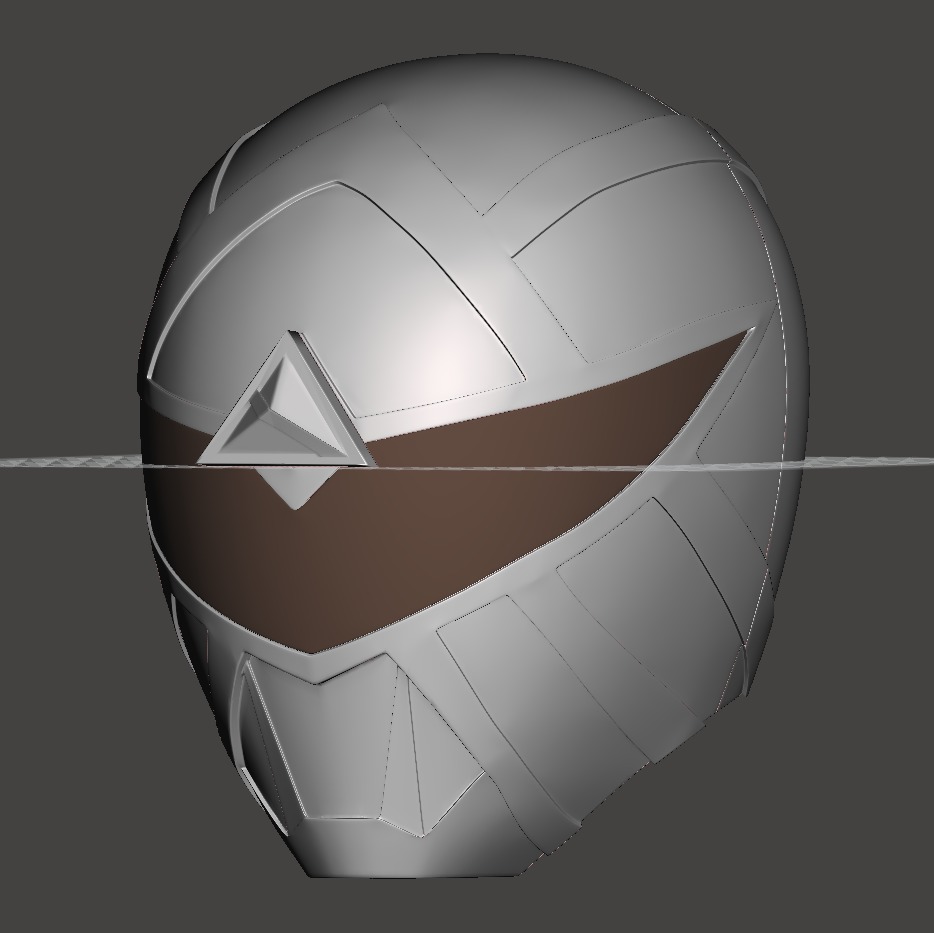 Power Rangers Omega Boom RED and BLACK Ranger helmets 3D print model_1