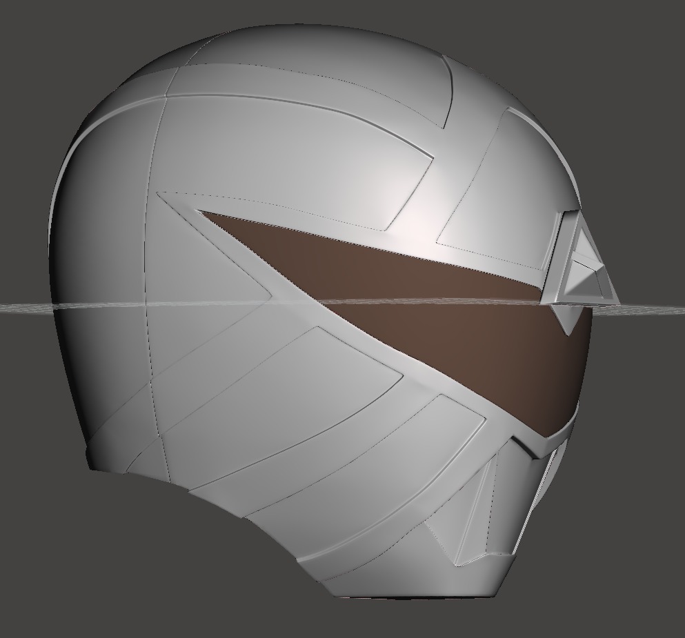 Power Rangers Omega Boom RED and BLACK Ranger helmets 3D print model_2