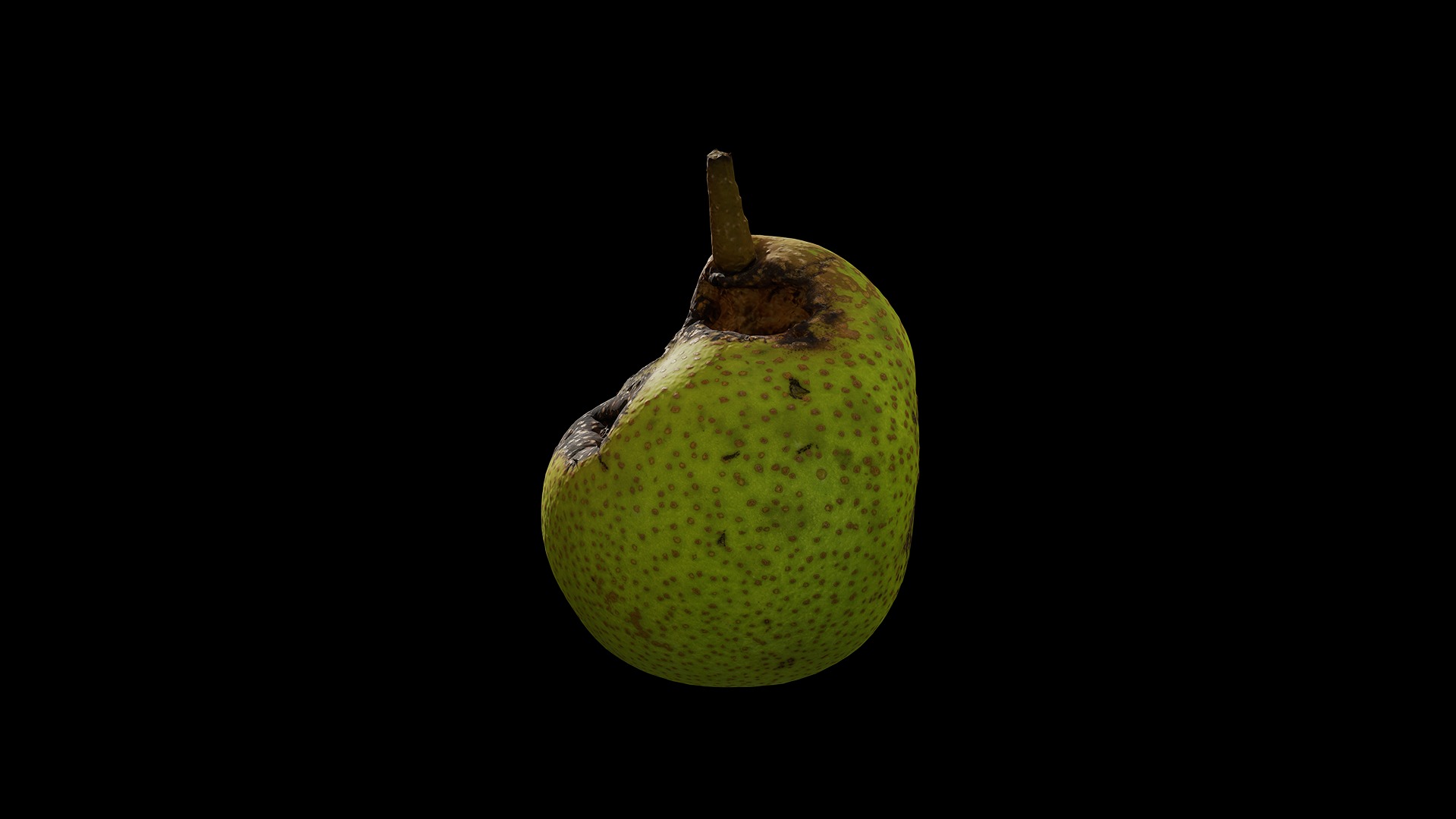 Anydrafts Pear 03 Low-poly 3D model_4
