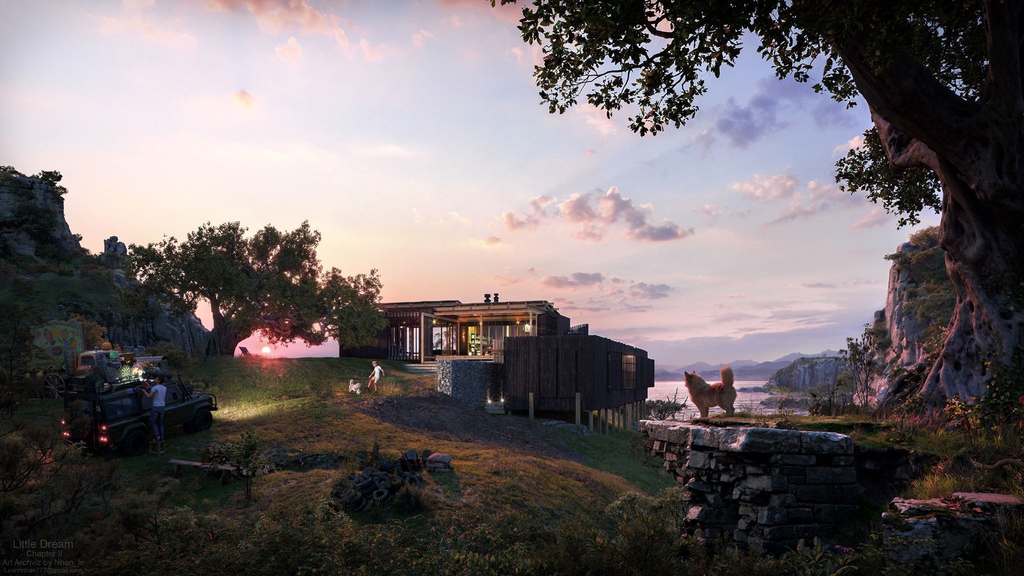 Model 3d OakTree By NhanLe Free 3D model_1