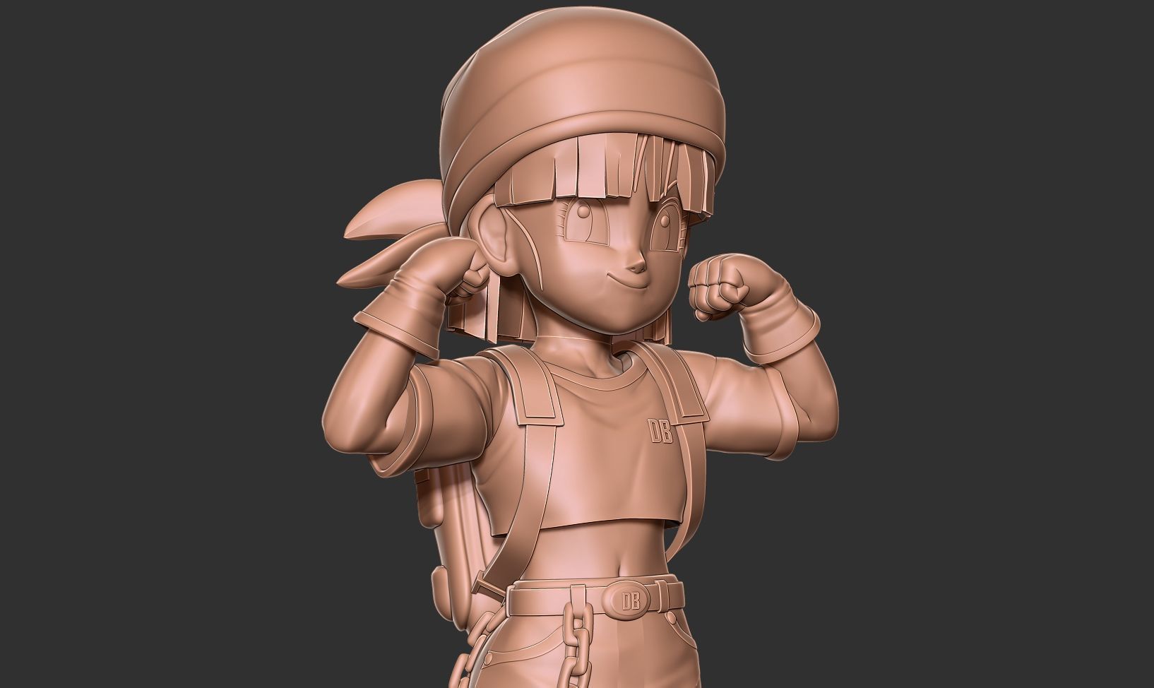 Kid Pan - Dragon Ball 3D print model_9