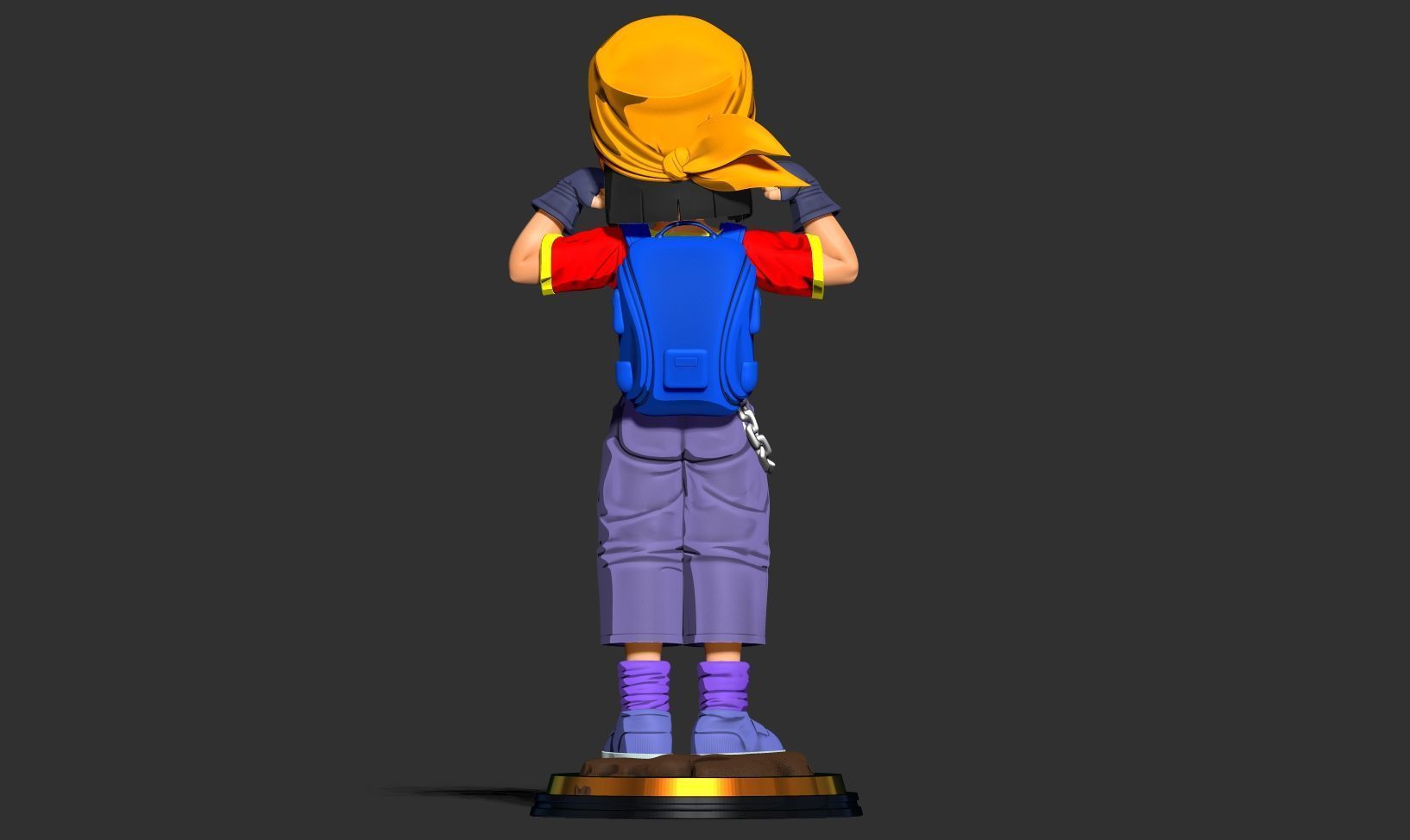 Kid Pan - Dragon Ball 3D print model_7
