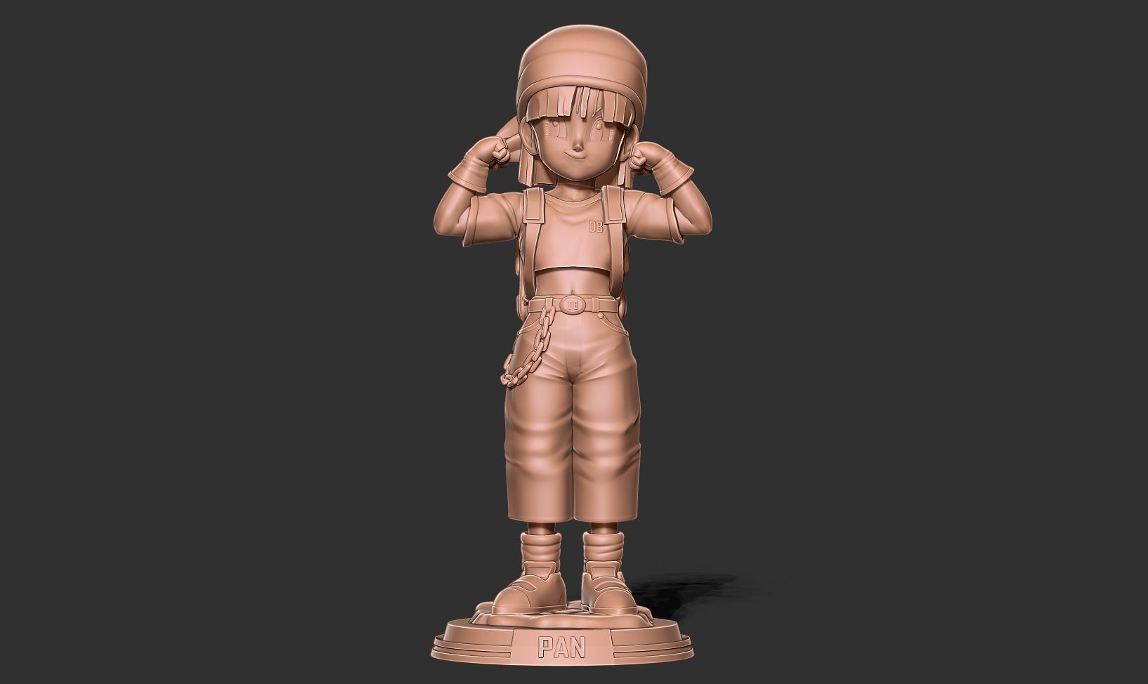 Kid Pan - Dragon Ball 3D print model_11