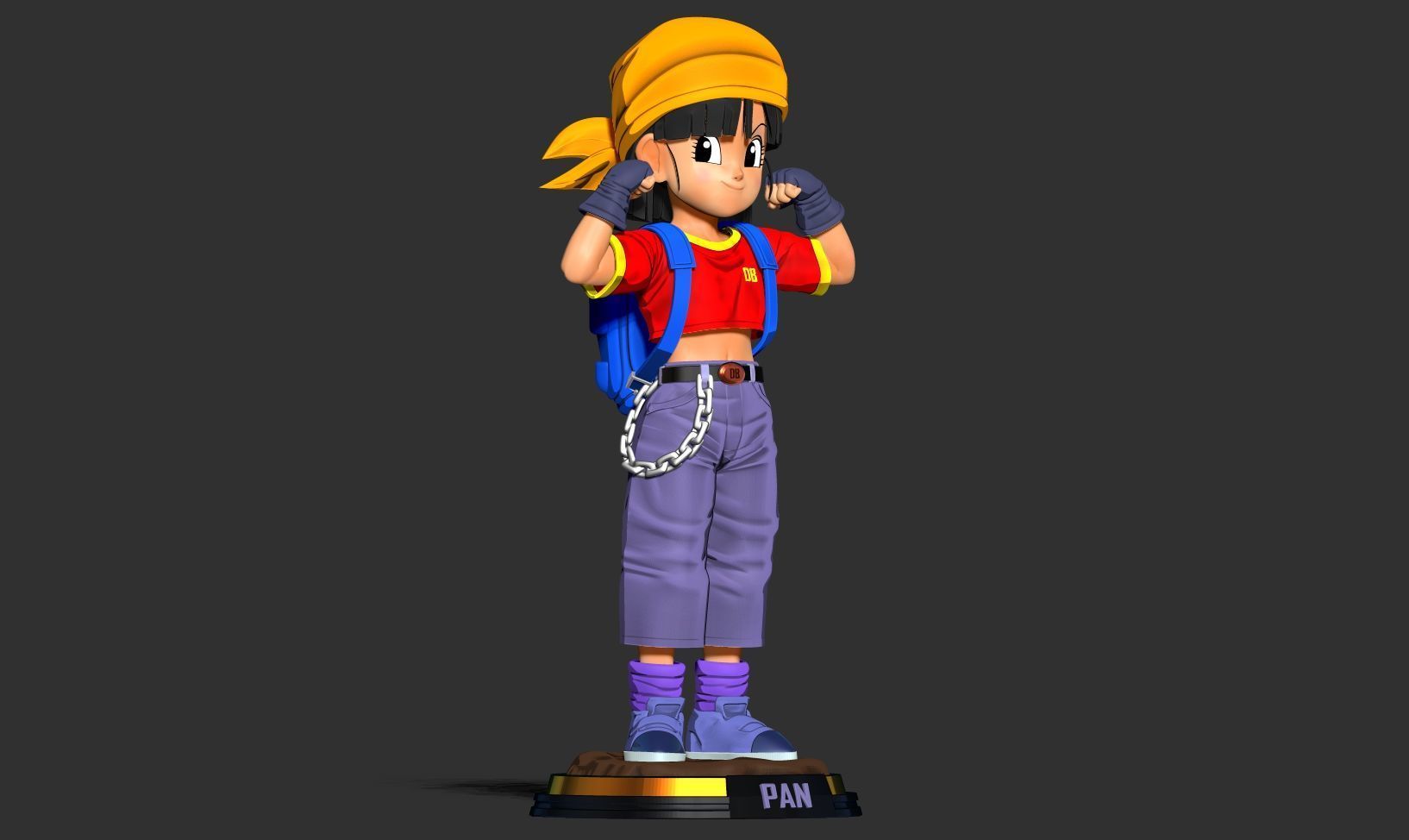Kid Pan - Dragon Ball 3D print model_14